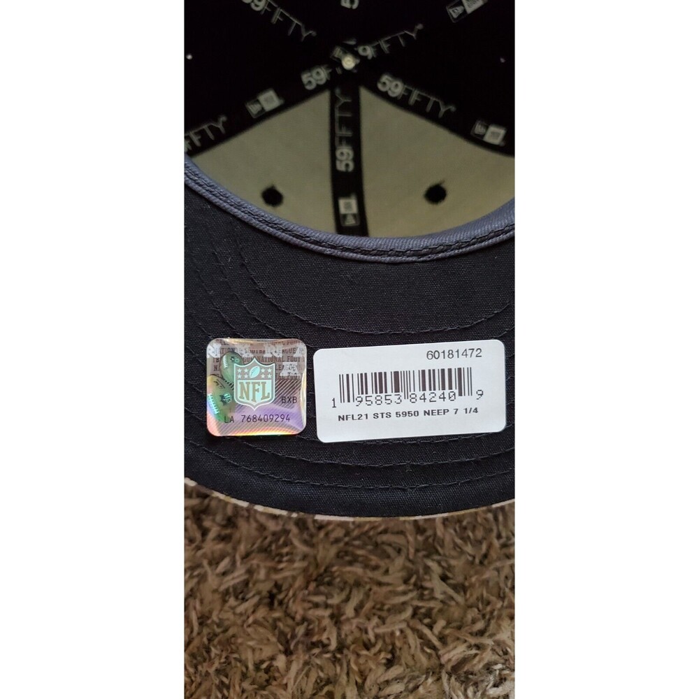 New England Patriots Hat Cap Fitted Flex 7  1/4th New Era NFL Salute to Service - Picture 8 of 11
